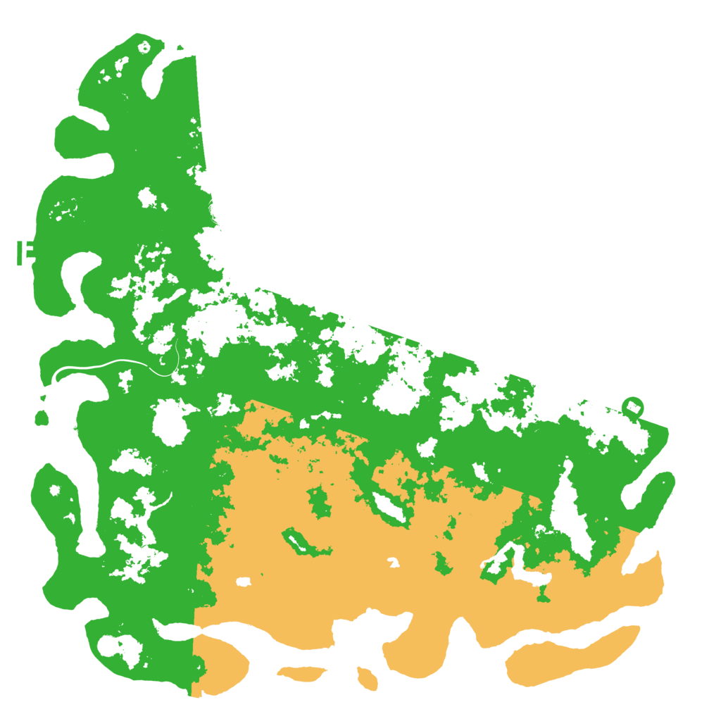 Biome Rust Map: Procedural Map, Size: 6000, Seed: 316694014