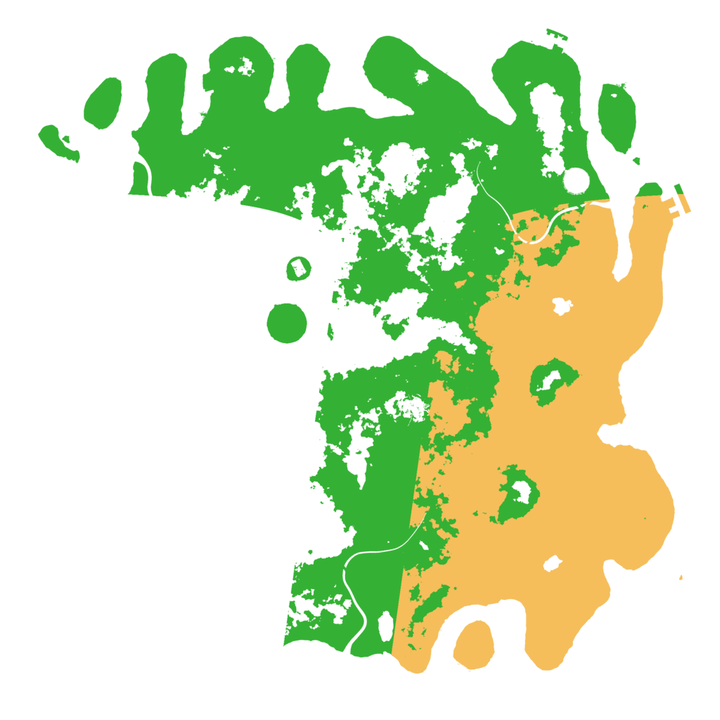 Biome Rust Map: Procedural Map, Size: 4800, Seed: 291980094