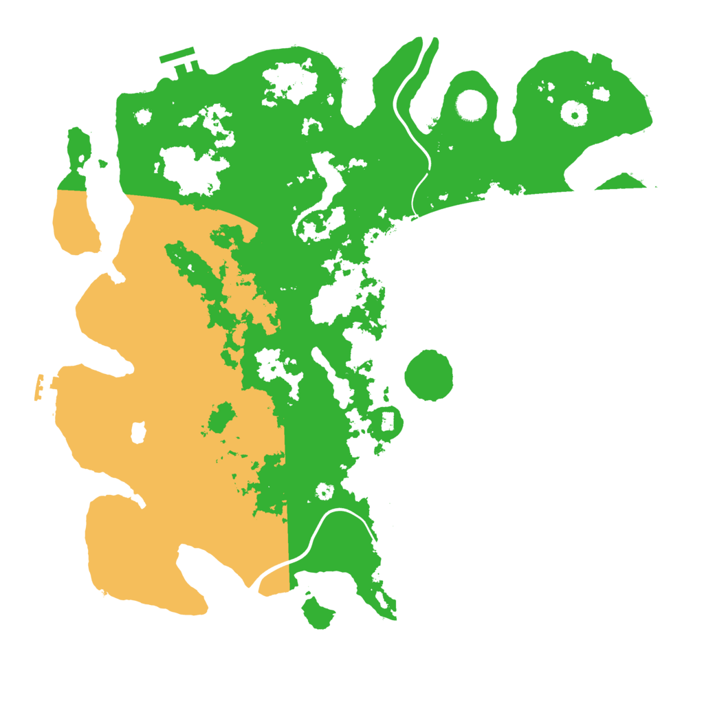 Biome Rust Map: Procedural Map, Size: 4000, Seed: 437457592