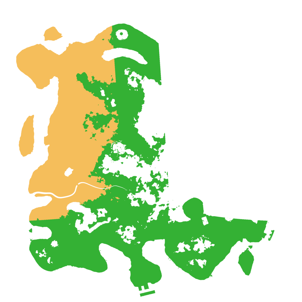 Biome Rust Map: Procedural Map, Size: 4000, Seed: 11117777