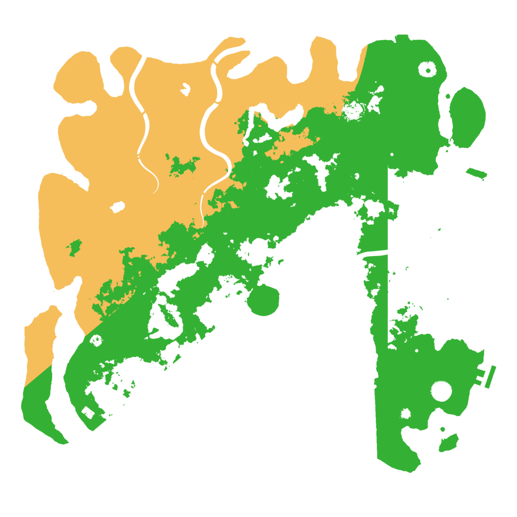 Biome Rust Map: Procedural Map, Size: 4500, Seed: 1930383321