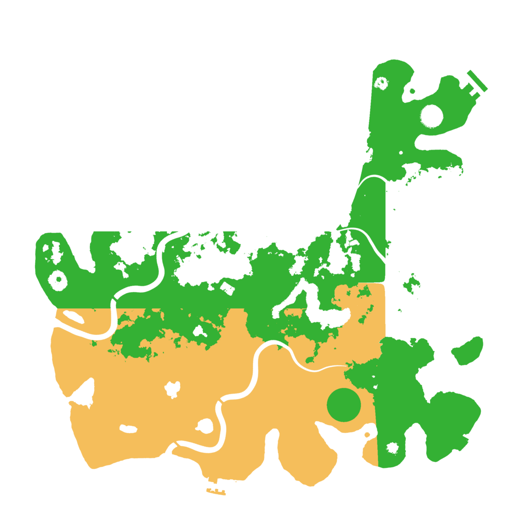 Biome Rust Map: Procedural Map, Size: 4000, Seed: 274032208
