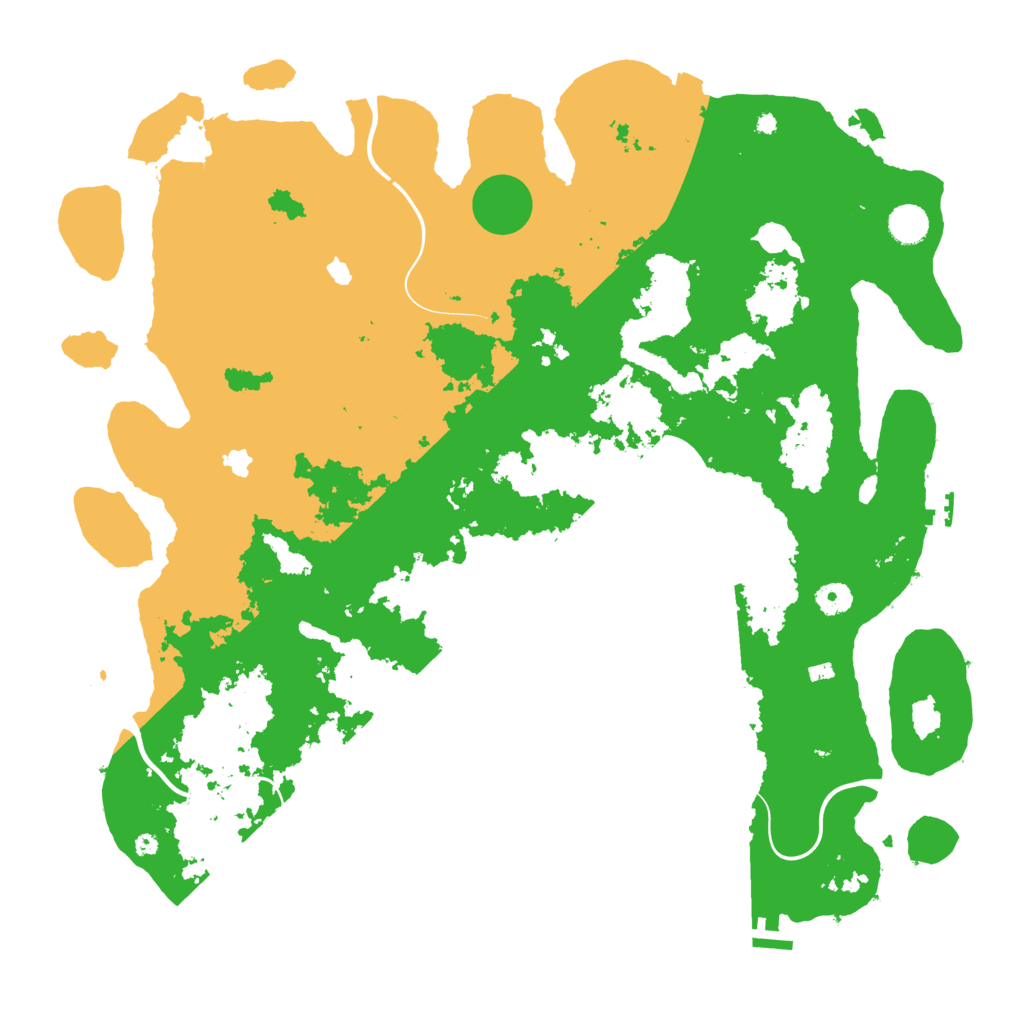 Biome Rust Map: Procedural Map, Size: 4500, Seed: 1720317530