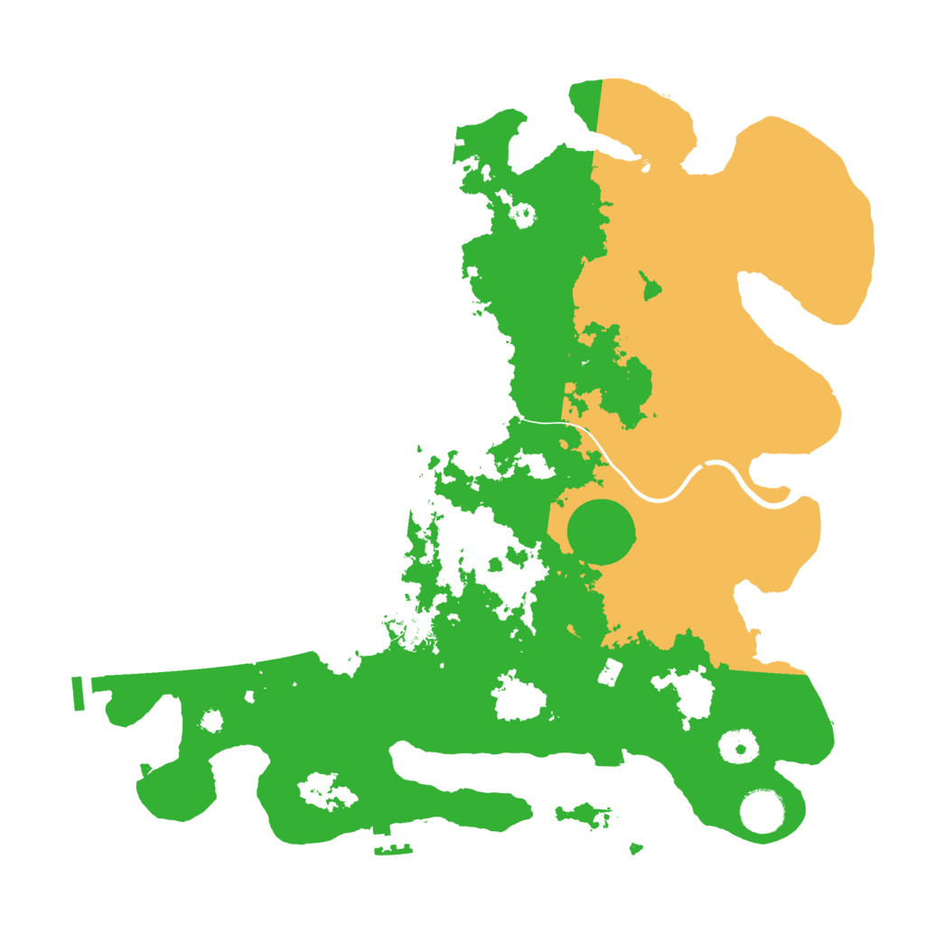 Biome Rust Map: Procedural Map, Size: 3700, Seed: 1843556026