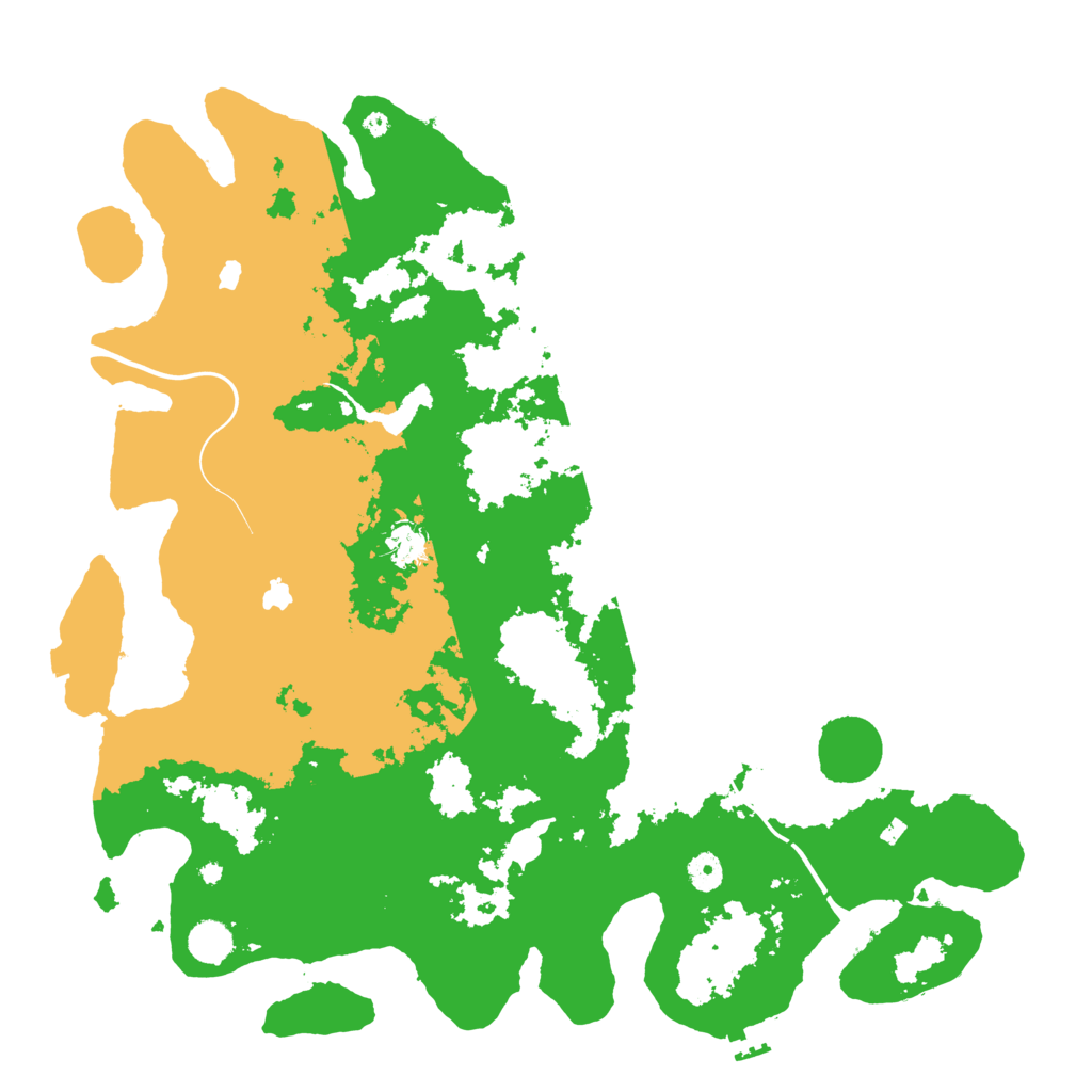 Biome Rust Map: Procedural Map, Size: 4500, Seed: 1596982485