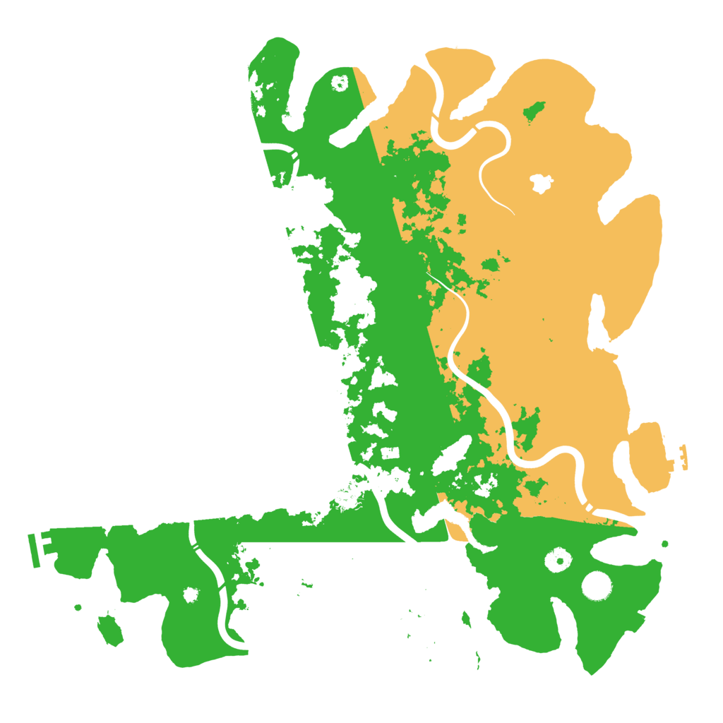 Biome Rust Map: Procedural Map, Size: 4300, Seed: 1196756546
