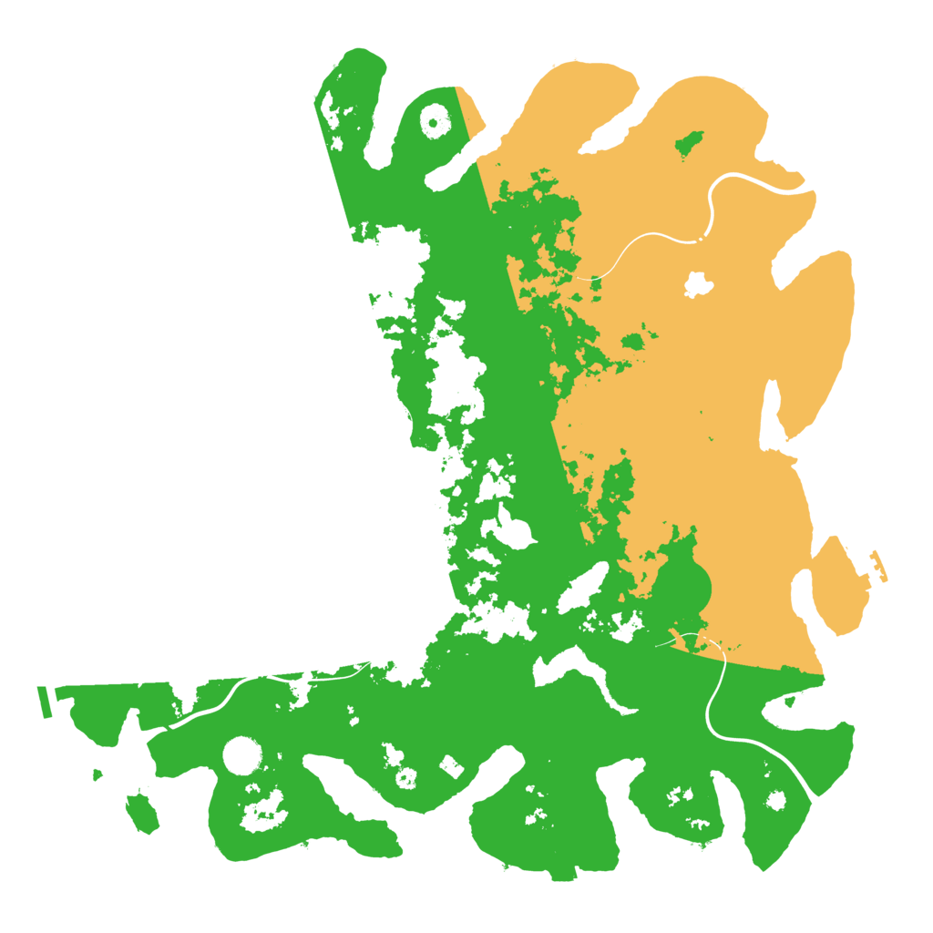 Biome Rust Map: Procedural Map, Size: 4300, Seed: 1196756546