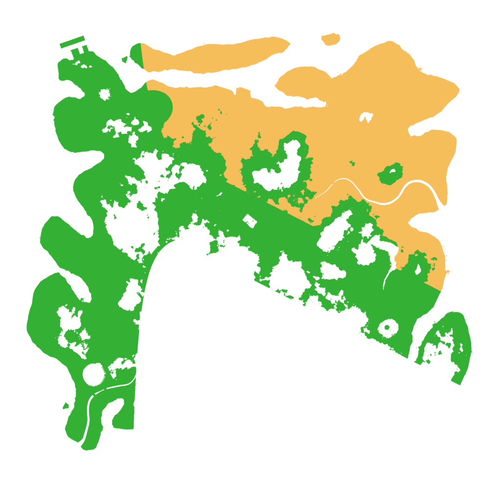 Biome Rust Map: Procedural Map, Size: 4000, Seed: 1280562052