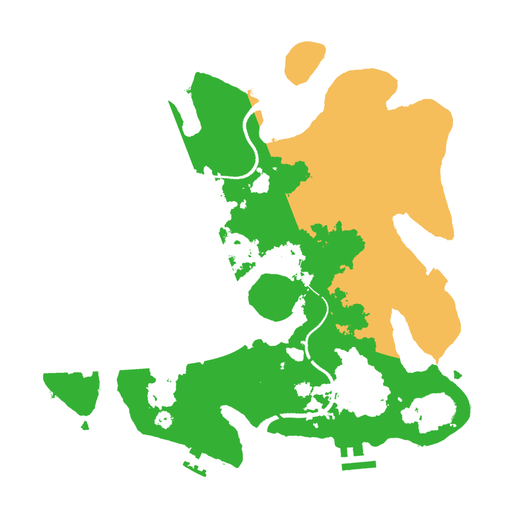 Biome Rust Map: Procedural Map, Size: 3000, Seed: 1548521320