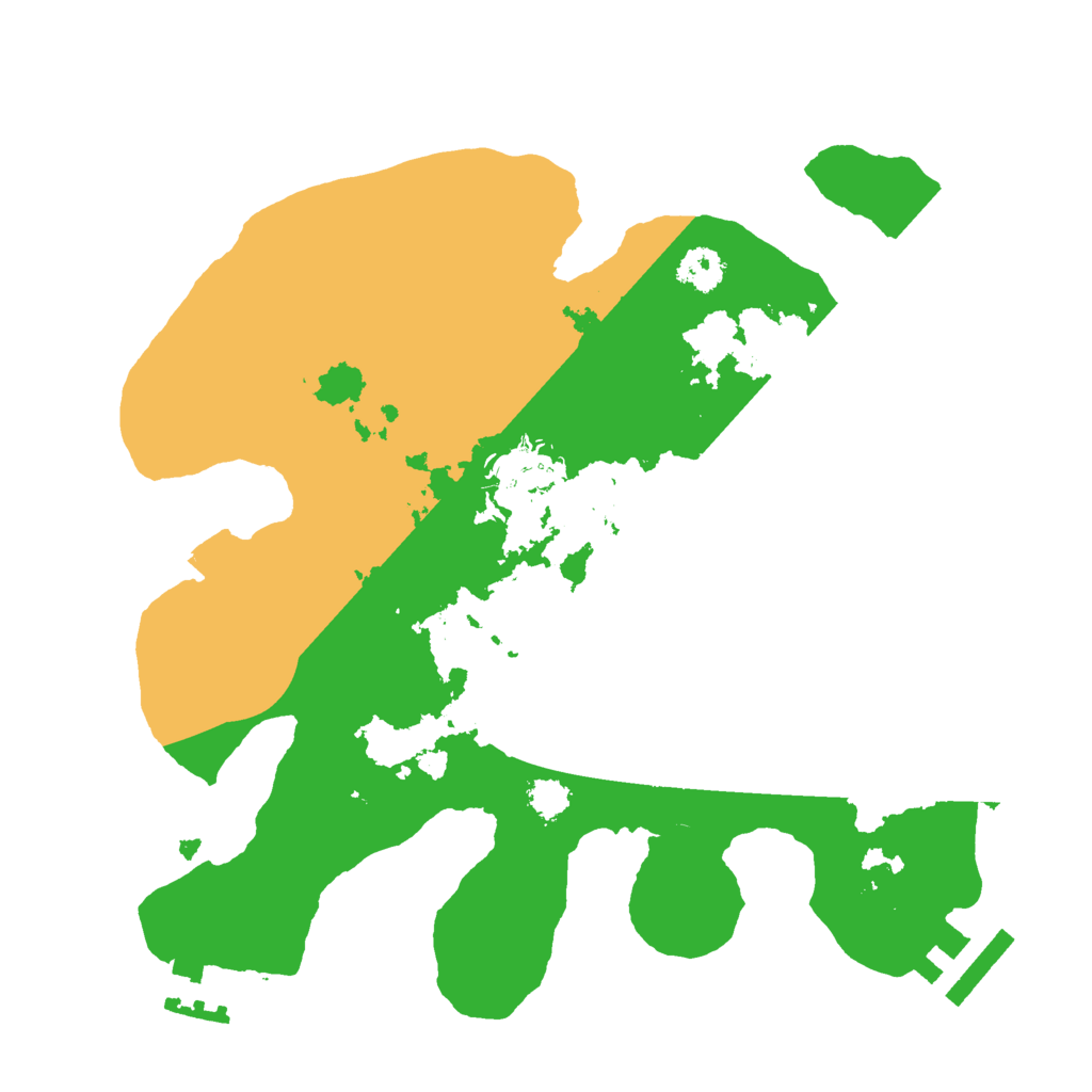 Biome Rust Map: Procedural Map, Size: 2500, Seed: 1014290088