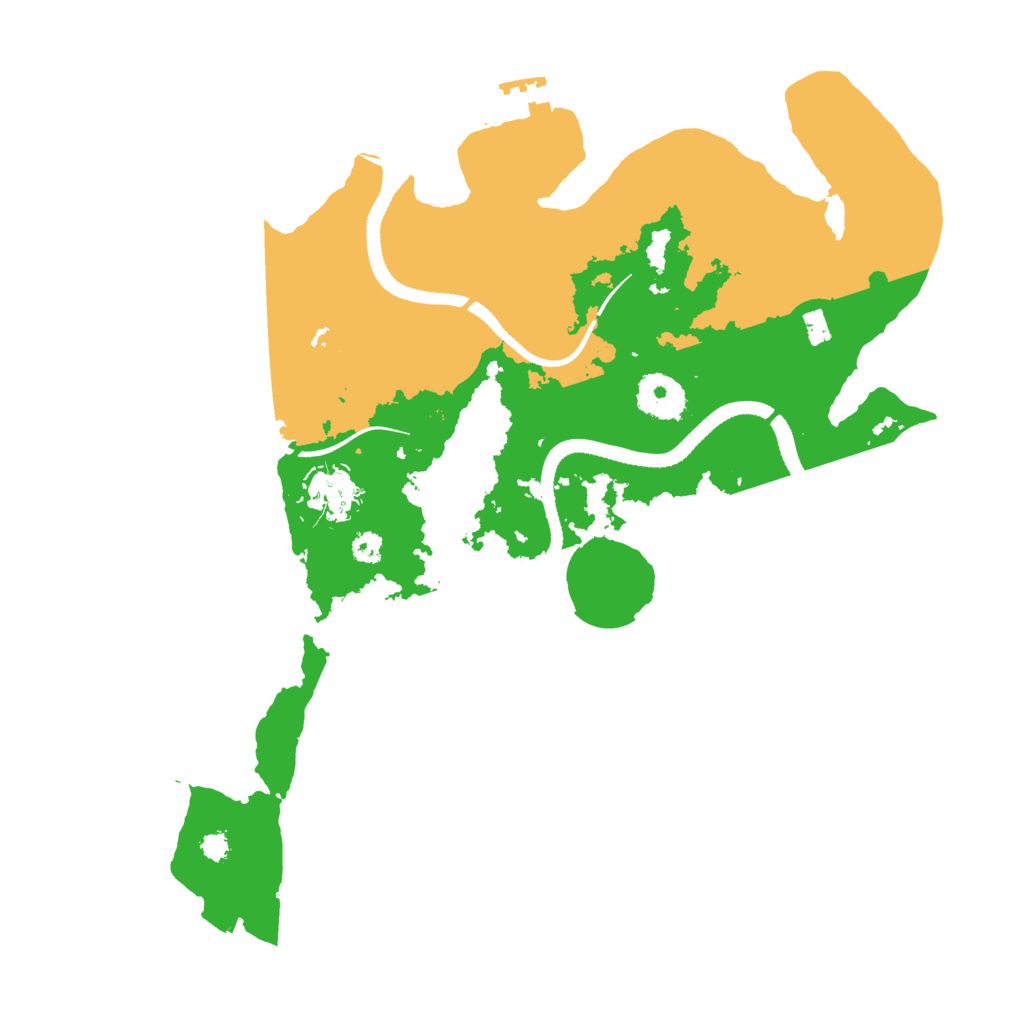 Biome Rust Map: Procedural Map, Size: 3300, Seed: 1345833064