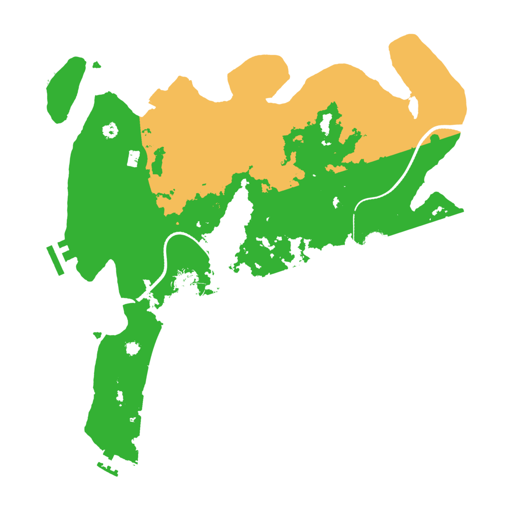 Biome Rust Map: Procedural Map, Size: 3300, Seed: 1345833064