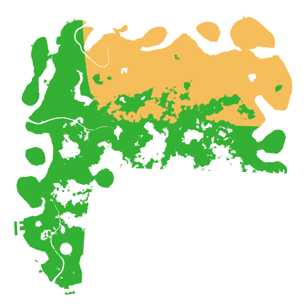 Biome Rust Map: Procedural Map, Size: 4500, Seed: 1197245123