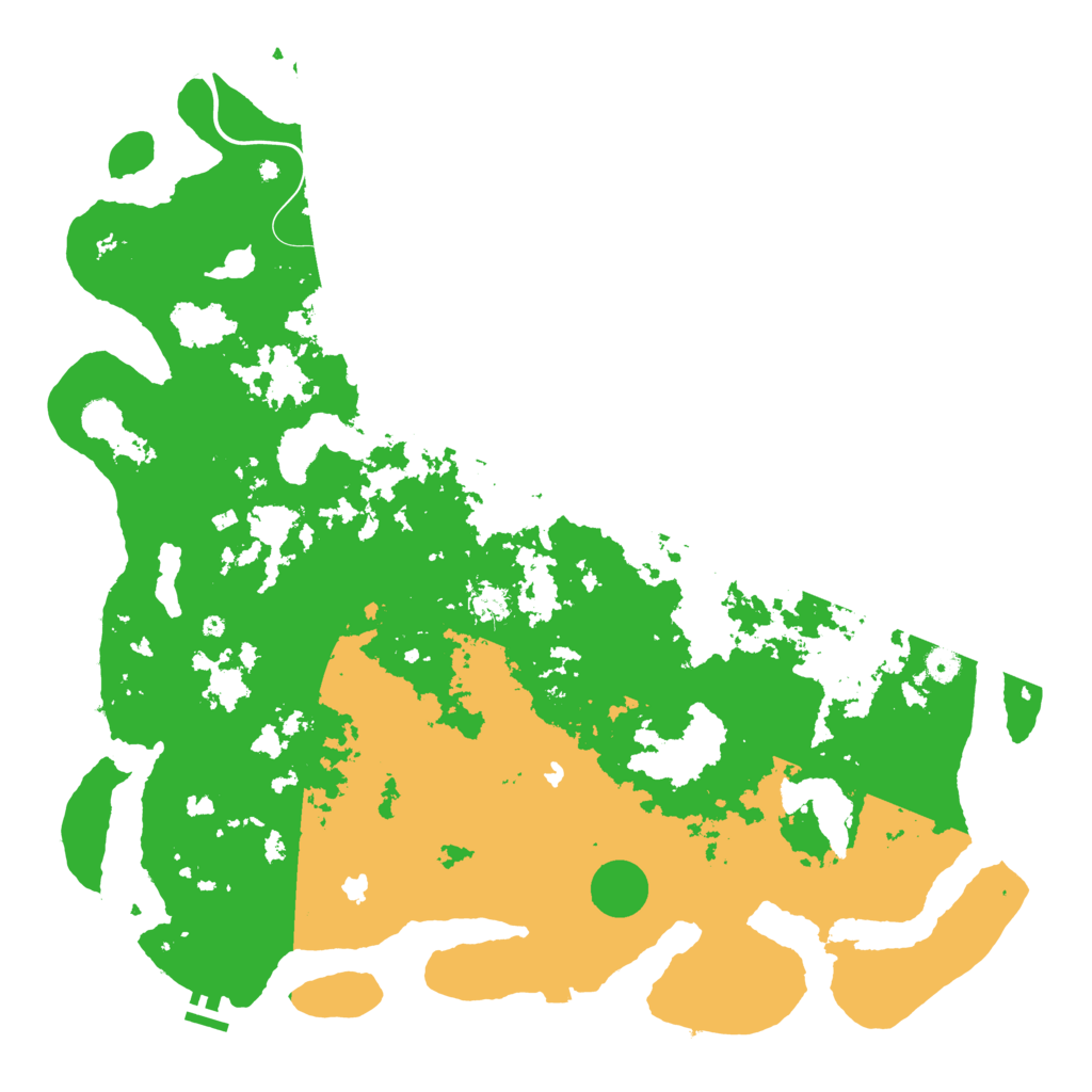 Biome Rust Map: Procedural Map, Size: 5000, Seed: 535890968