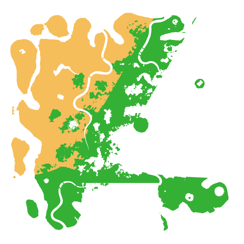 Biome Rust Map: Procedural Map, Size: 4500, Seed: 134062393