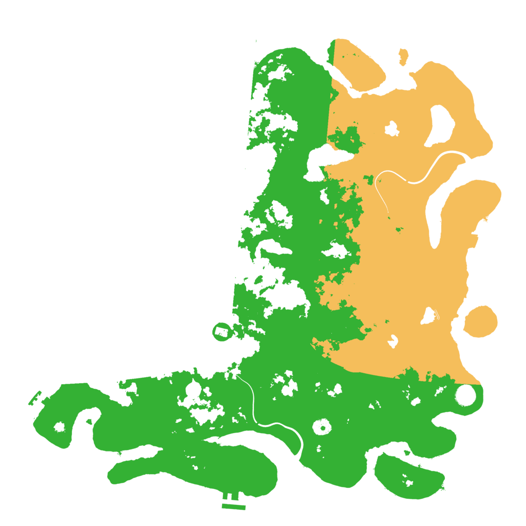 Biome Rust Map: Procedural Map, Size: 4500, Seed: 1838690112