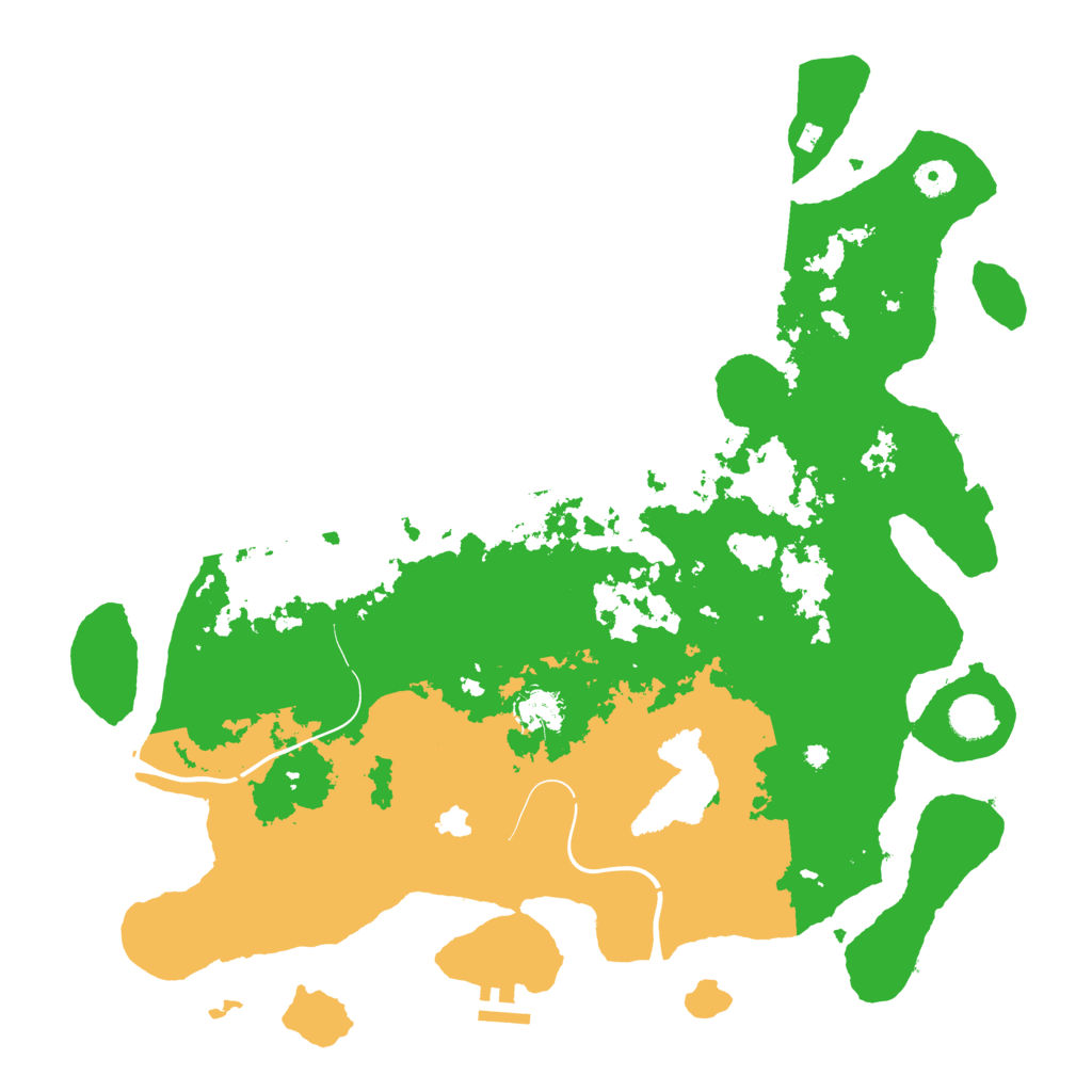 Biome Rust Map: Procedural Map, Size: 4250, Seed: 591980536