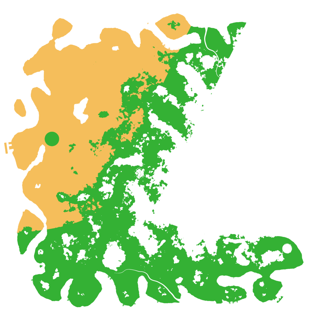 Biome Rust Map: Procedural Map, Size: 5899, Seed: 483580