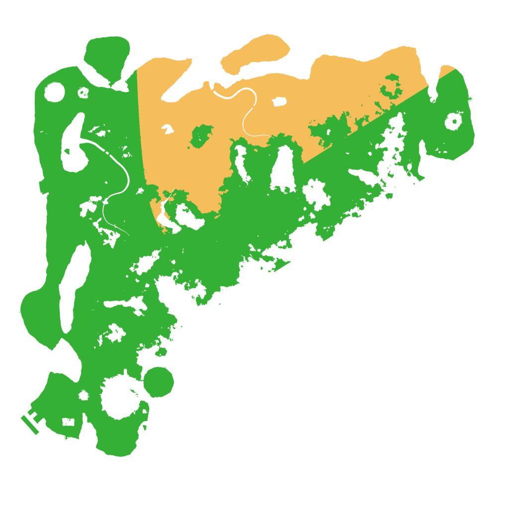 Biome Rust Map: Procedural Map, Size: 4500, Seed: 962557728