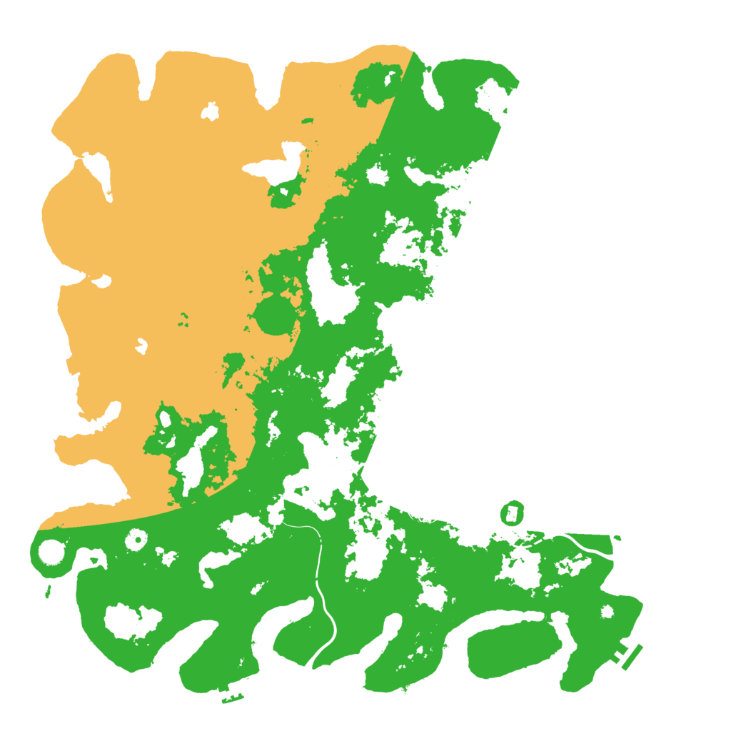 Biome Rust Map: Procedural Map, Size: 5000, Seed: 17843