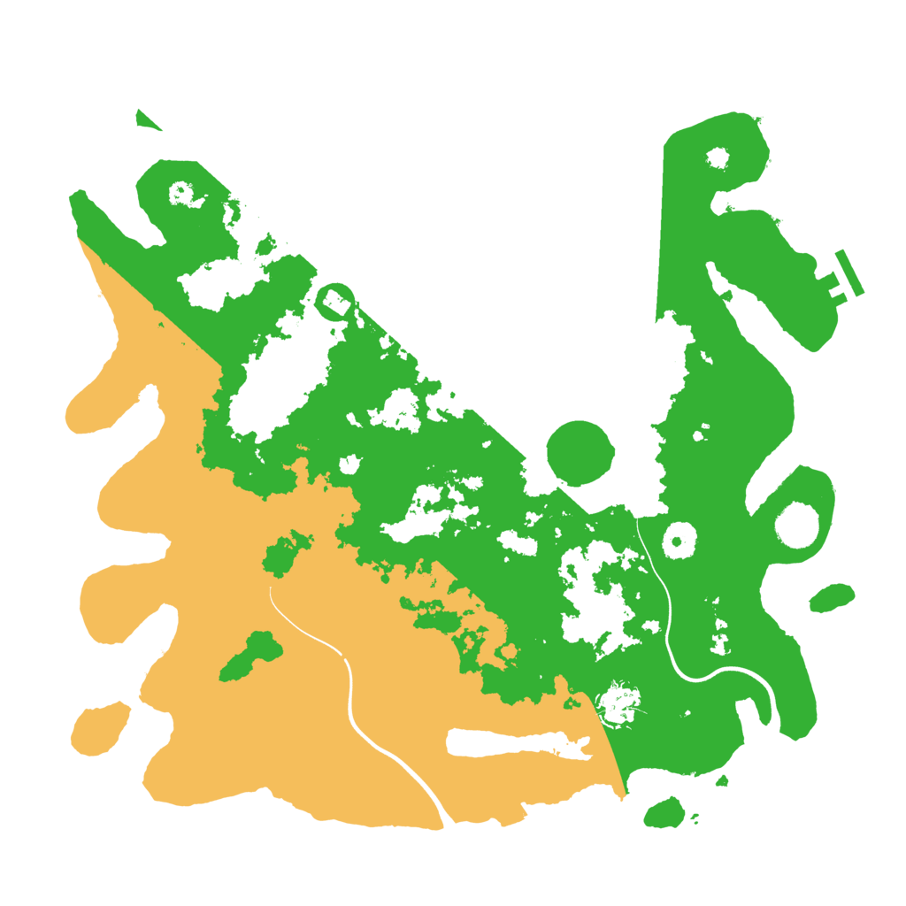 Biome Rust Map: Procedural Map, Size: 3750, Seed: 396227755