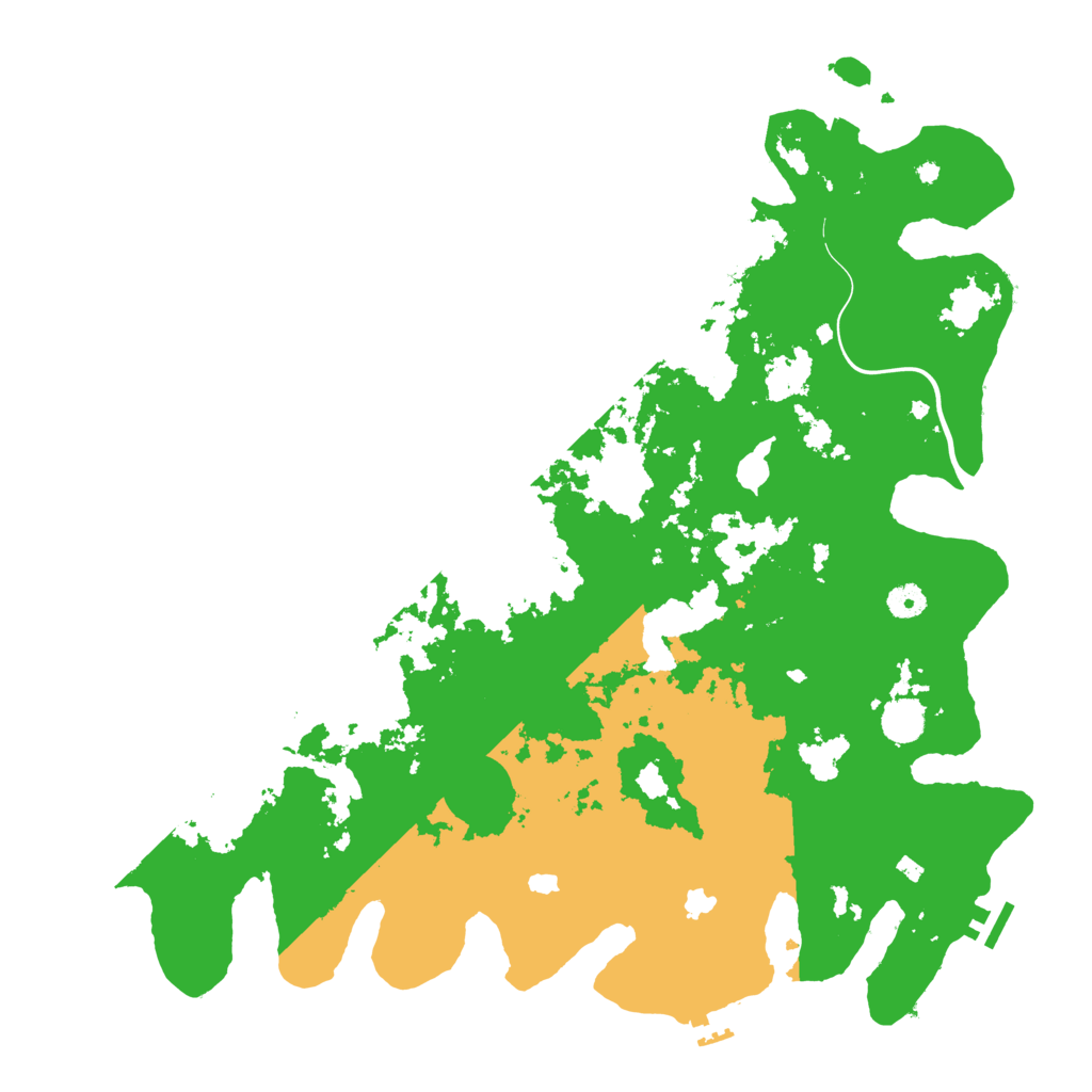 Biome Rust Map: Procedural Map, Size: 4500, Seed: 24021107