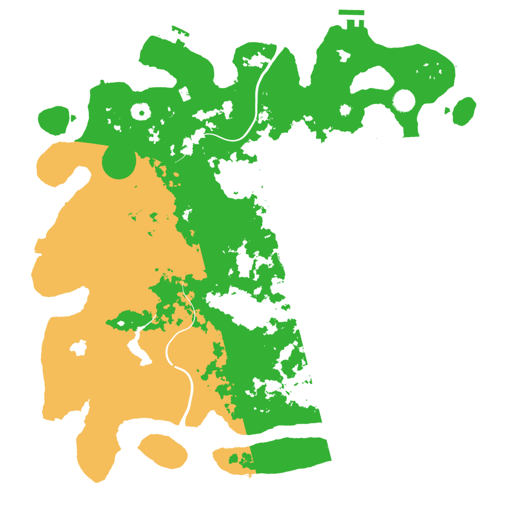 Biome Rust Map: Procedural Map, Size: 4000, Seed: 108289152