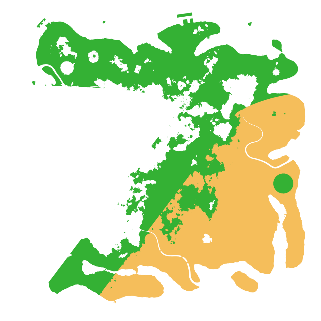 Biome Rust Map: Procedural Map, Size: 4250, Seed: 117616519