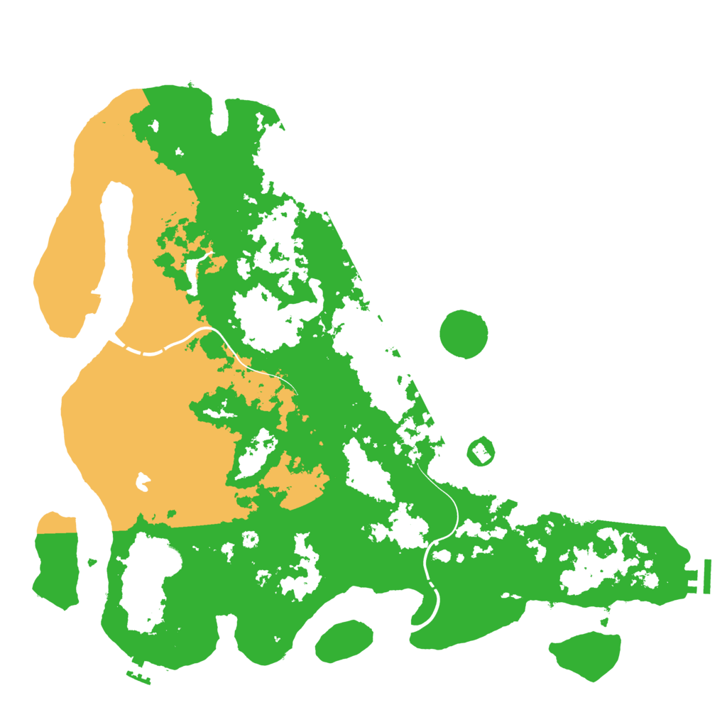 Biome Rust Map: Procedural Map, Size: 4250, Seed: 511111