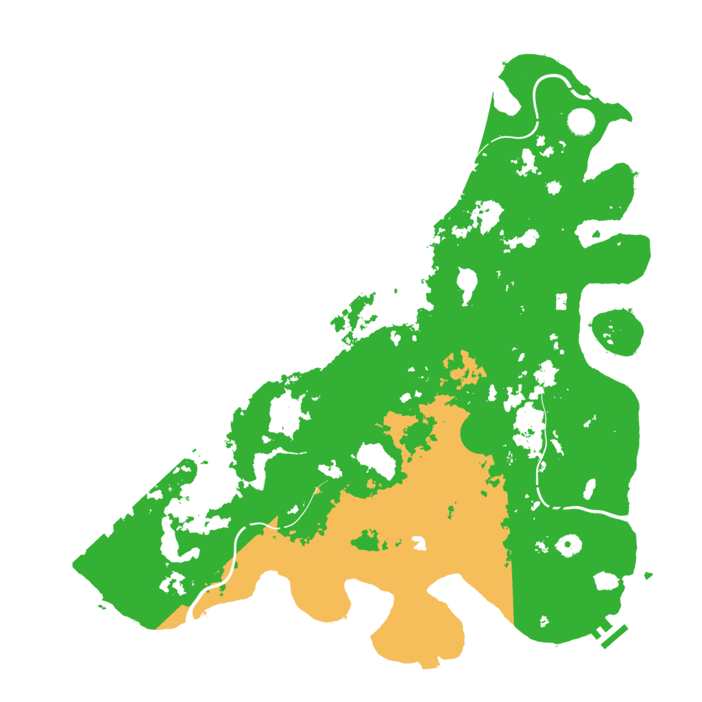 Biome Rust Map: Procedural Map, Size: 4500, Seed: 11143238