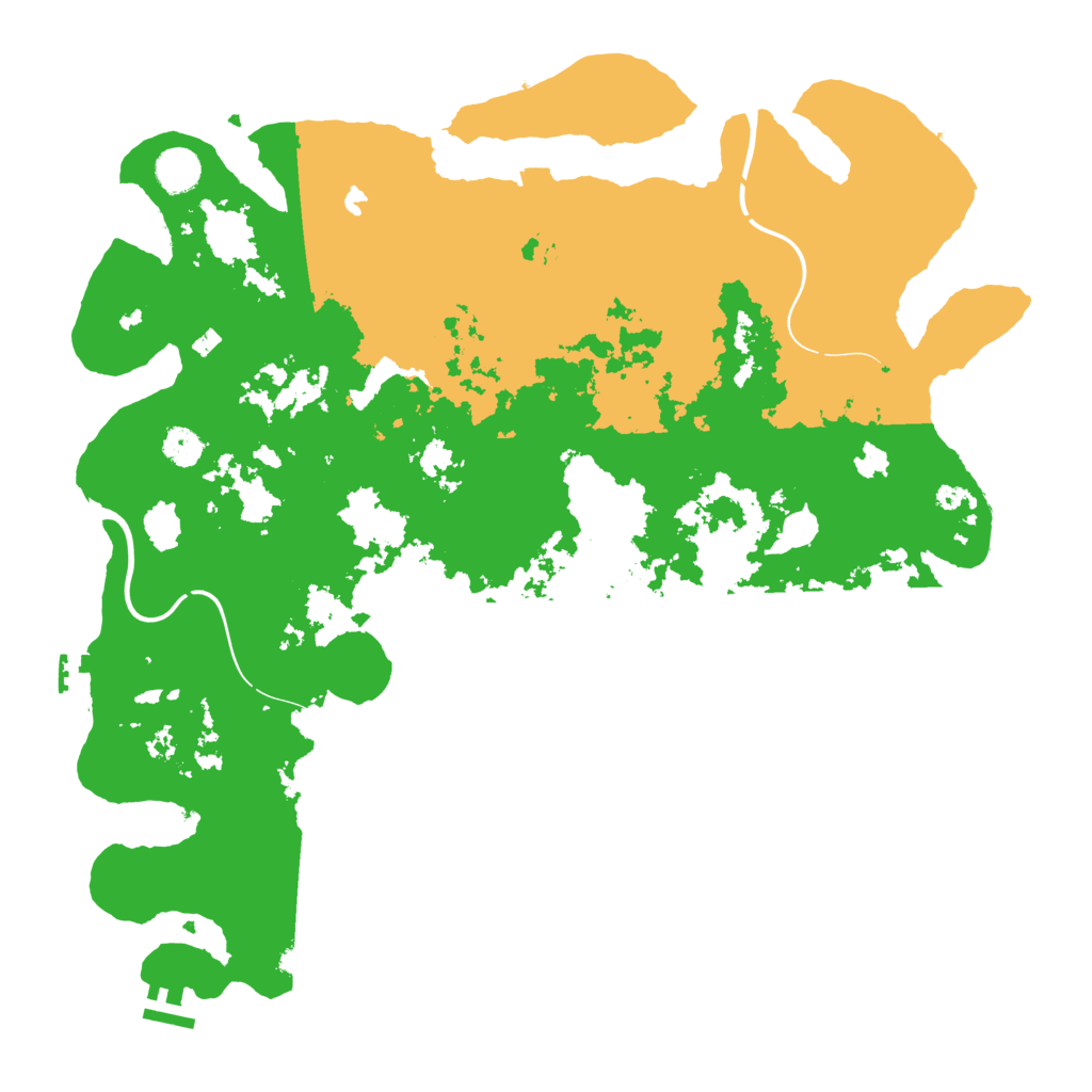 Biome Rust Map: Procedural Map, Size: 4250, Seed: 69698694