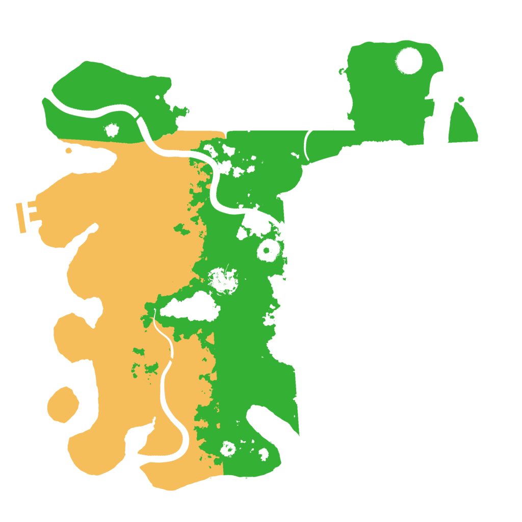 Biome Rust Map: Procedural Map, Size: 3500, Seed: 7349544