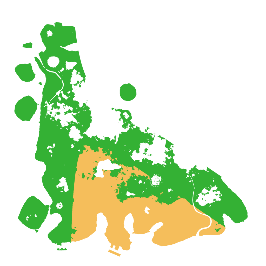 Biome Rust Map: Procedural Map, Size: 4250, Seed: 58176450