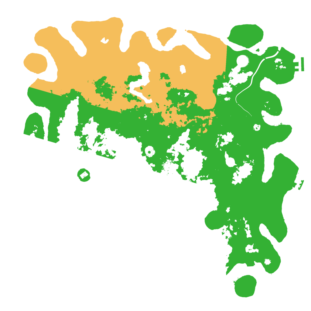 Biome Rust Map: Procedural Map, Size: 4500, Seed: 624478960