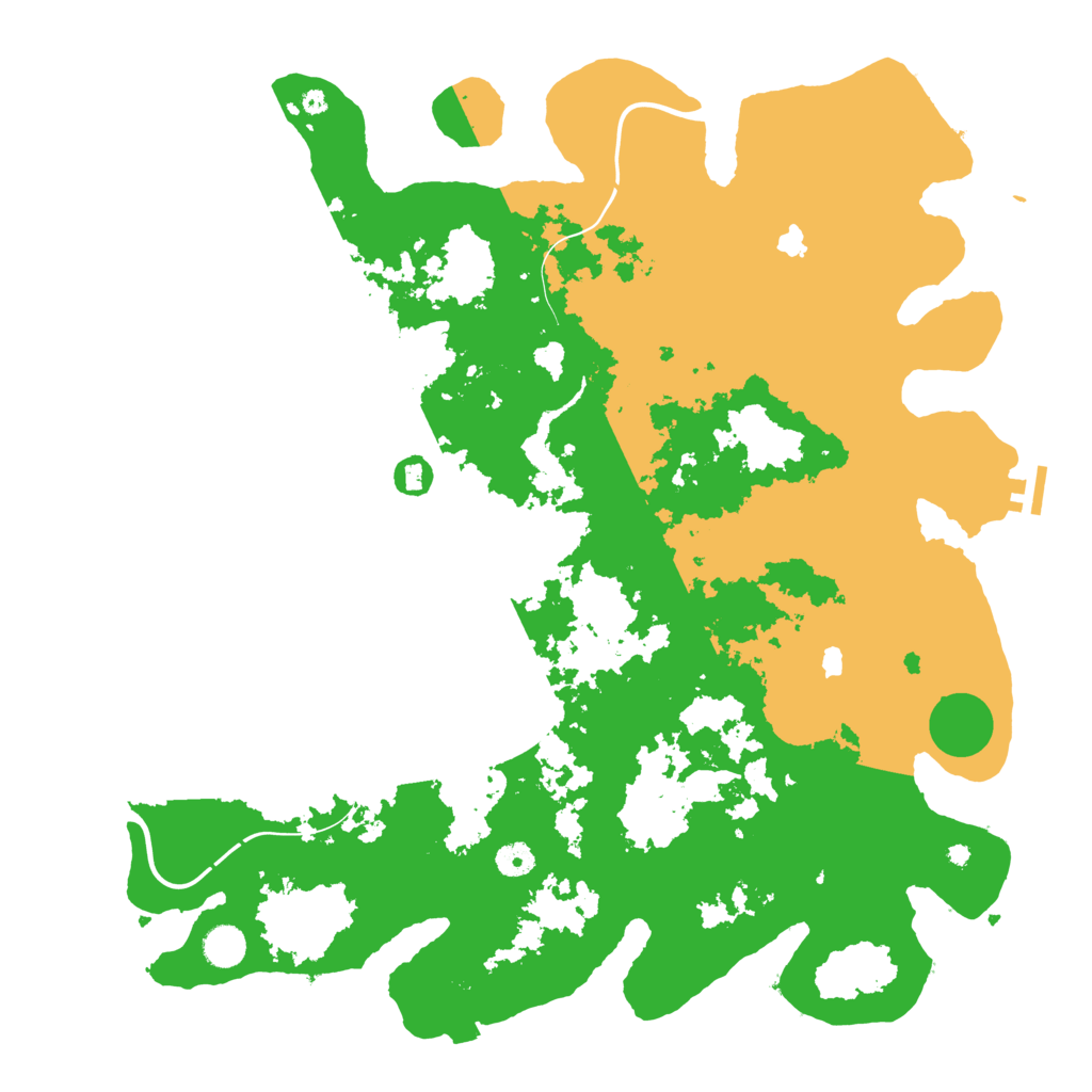 Biome Rust Map: Procedural Map, Size: 4500, Seed: 507641634