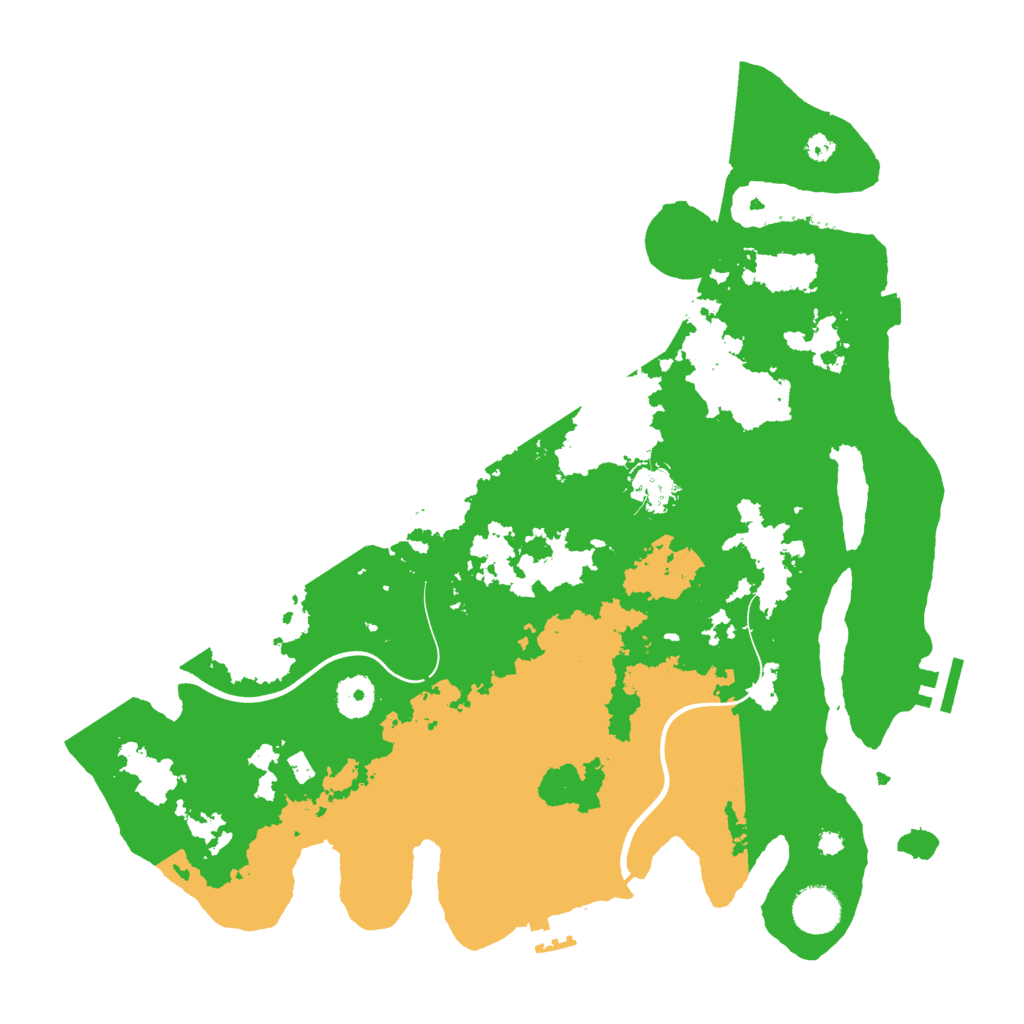 Biome Rust Map: Procedural Map, Size: 3750, Seed: 274370152