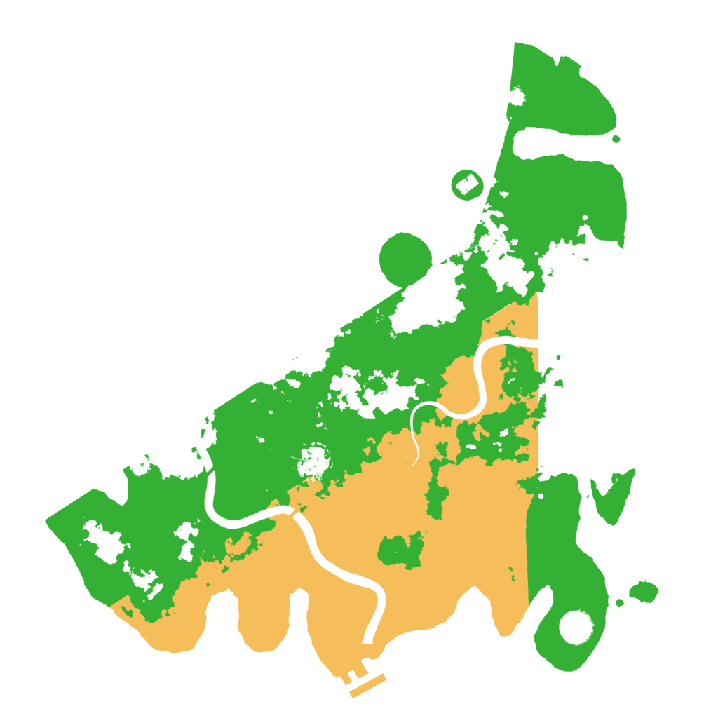 Biome Rust Map: Procedural Map, Size: 3750, Seed: 274370152