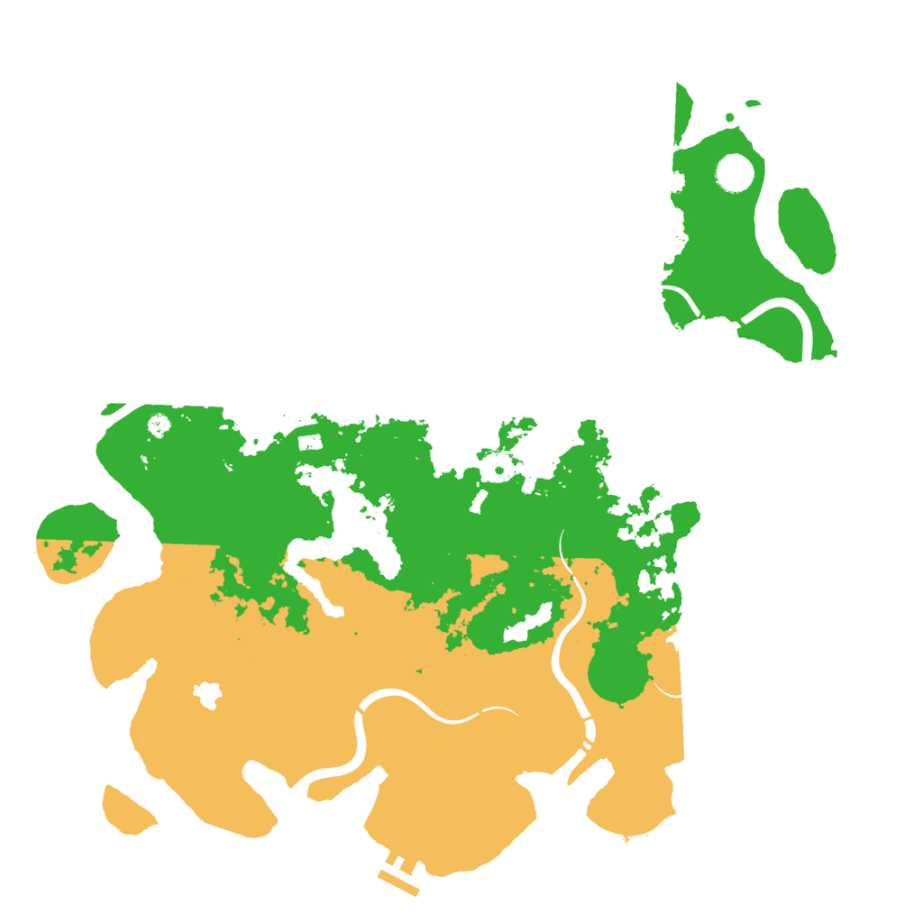 Biome Rust Map: Procedural Map, Size: 4250, Seed: 713380105