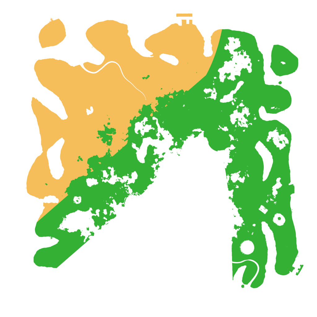 Biome Rust Map: Procedural Map, Size: 4000, Seed: 48564