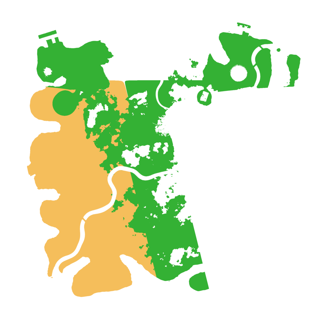 Biome Rust Map: Procedural Map, Size: 3500, Seed: 1694604840