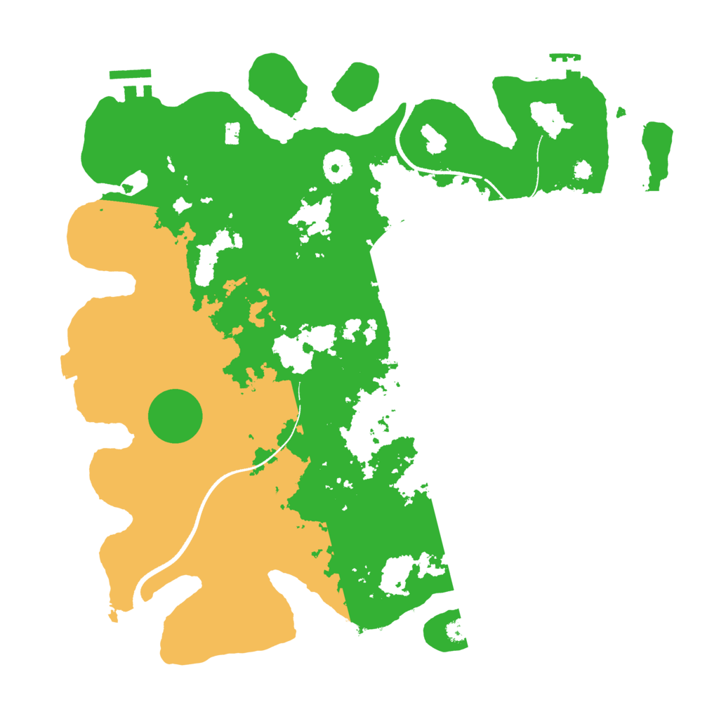 Biome Rust Map: Procedural Map, Size: 3500, Seed: 1694604840