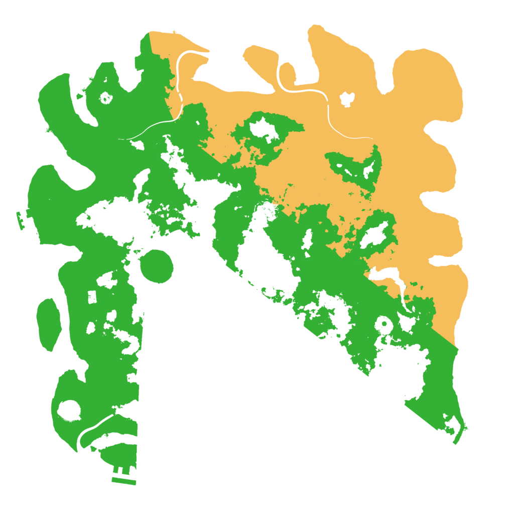 Biome Rust Map: Procedural Map, Size: 4250, Seed: 450970674