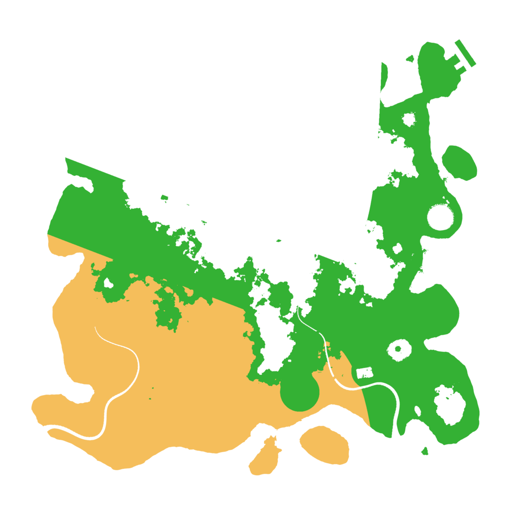 Biome Rust Map: Procedural Map, Size: 3500, Seed: 1781055201