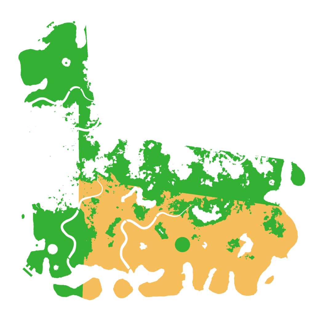 Biome Rust Map: Procedural Map, Size: 5500, Seed: 65187