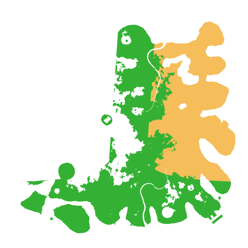 Biome Rust Map: Procedural Map, Size: 4000, Seed: 469458