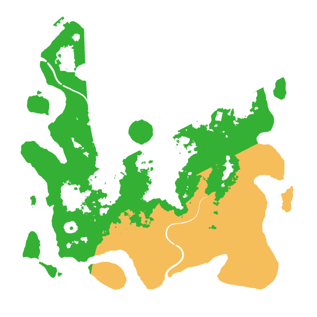 Biome Rust Map: Procedural Map, Size: 3700, Seed: 1530508289