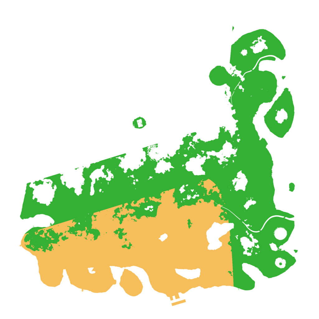 Biome Rust Map: Procedural Map, Size: 4500, Seed: 1226366023