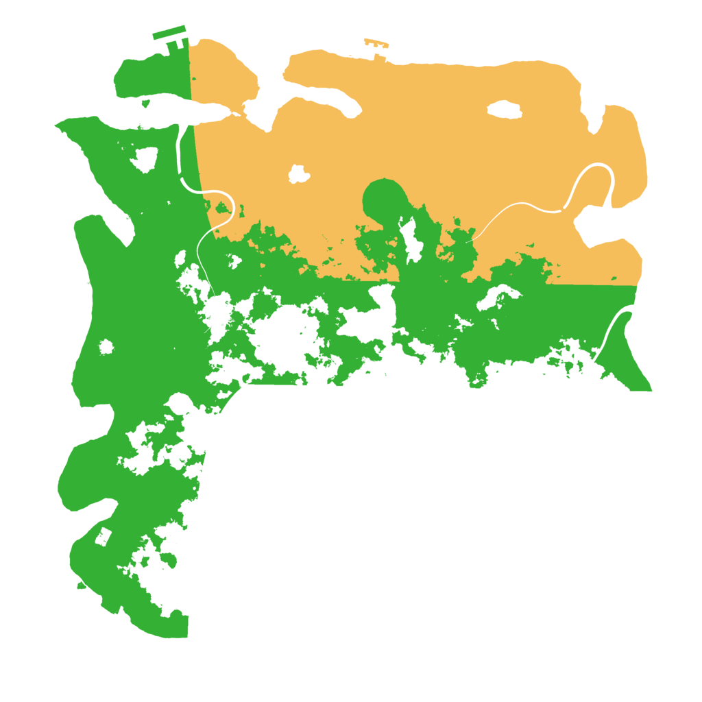 Biome Rust Map: Procedural Map, Size: 4250, Seed: 719690435