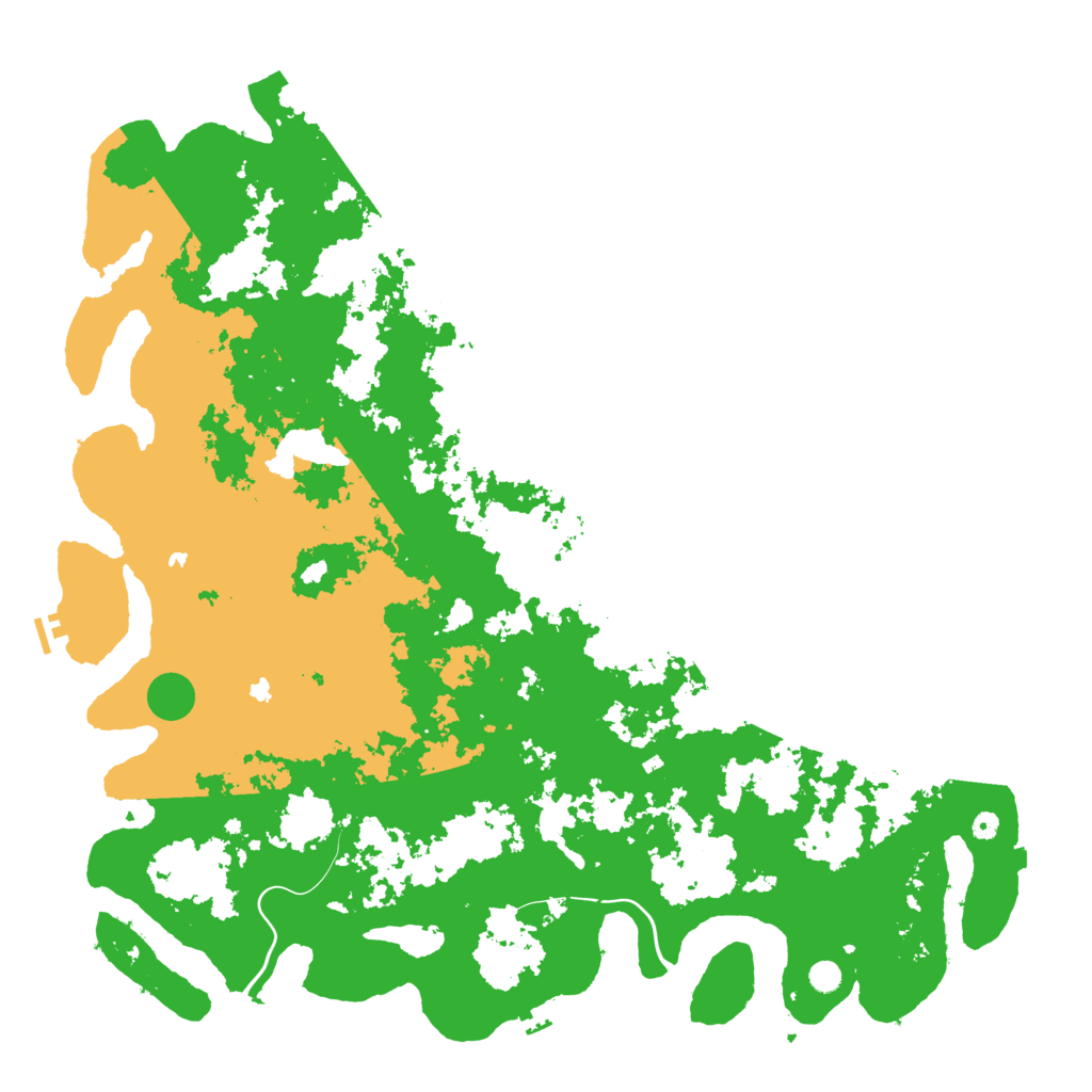 Biome Rust Map: Procedural Map, Size: 6000, Seed: 2015869308