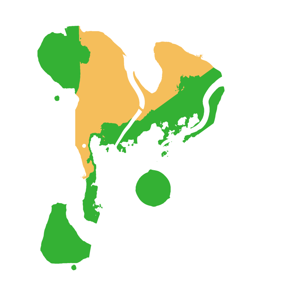 Biome Rust Map: Procedural Map, Size: 2300, Seed: 753619016